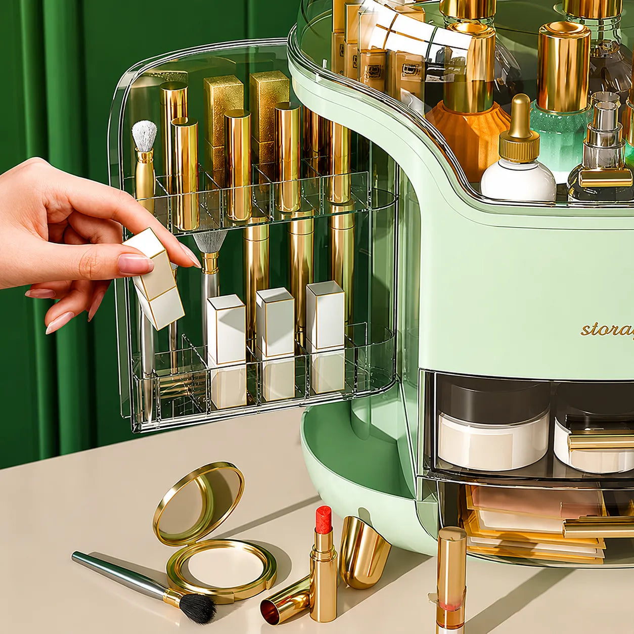 organisateure de maquillage